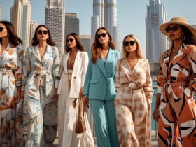 stylish women wearing Dubai street style outfits for ladies