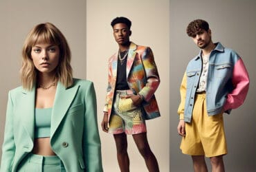 Collage of celebrity-inspired affordable outfits for men and women including streetwear, power suits, and Y2K styles.