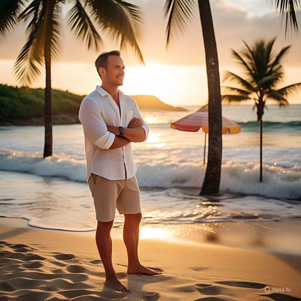 Casual Beach Wedding Outfit for Men