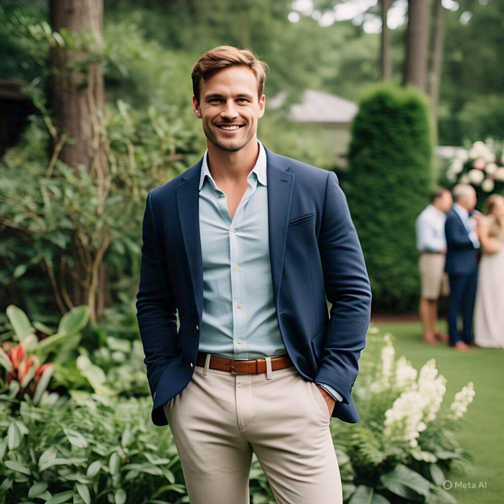 Smart Casual Outfit for Men at Summer Wedding