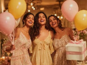 Indian women celebrating a birthday wearing stylish dresses, perfect birthday gift ideas for women in India